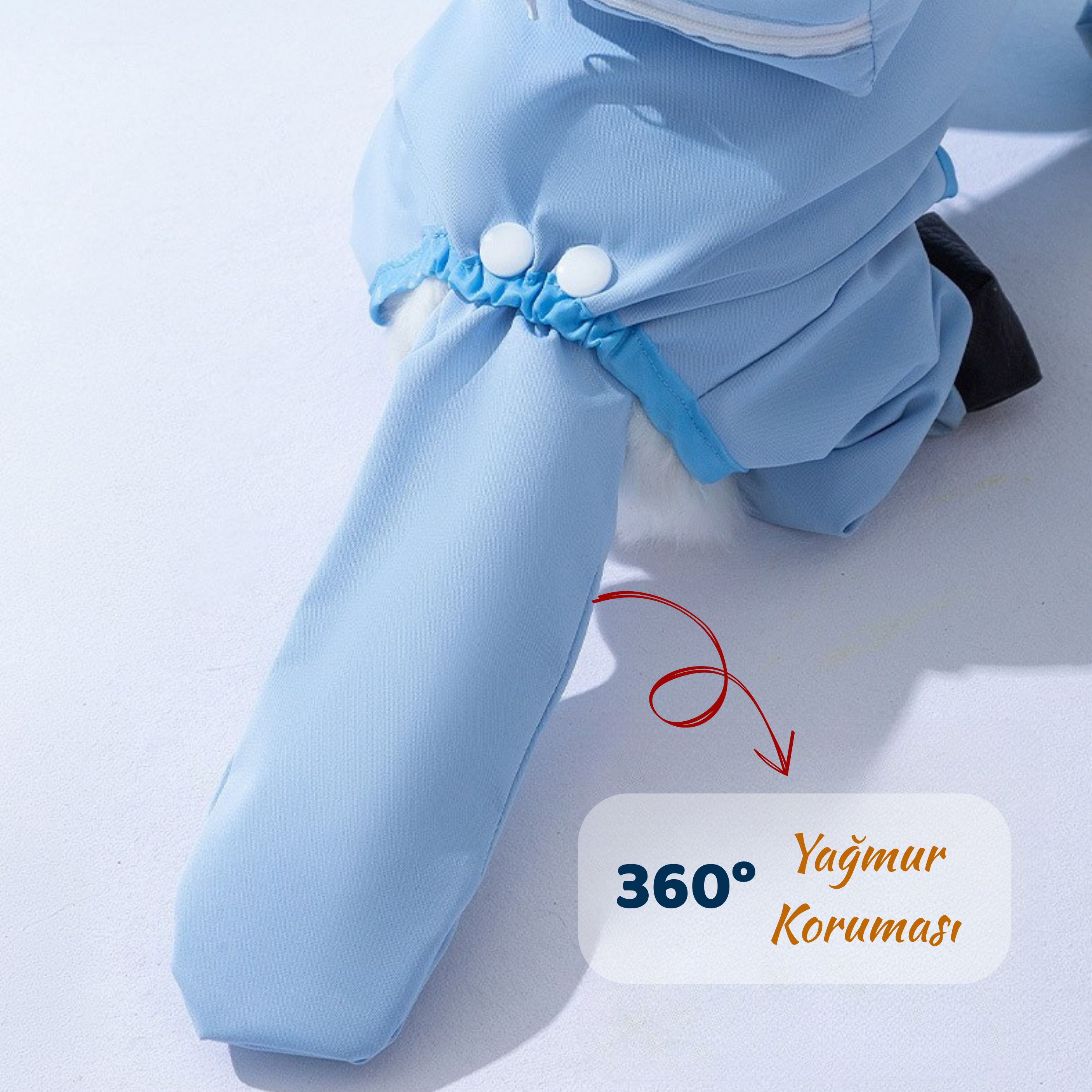 Köpek Gezdirme Yağmurluğu