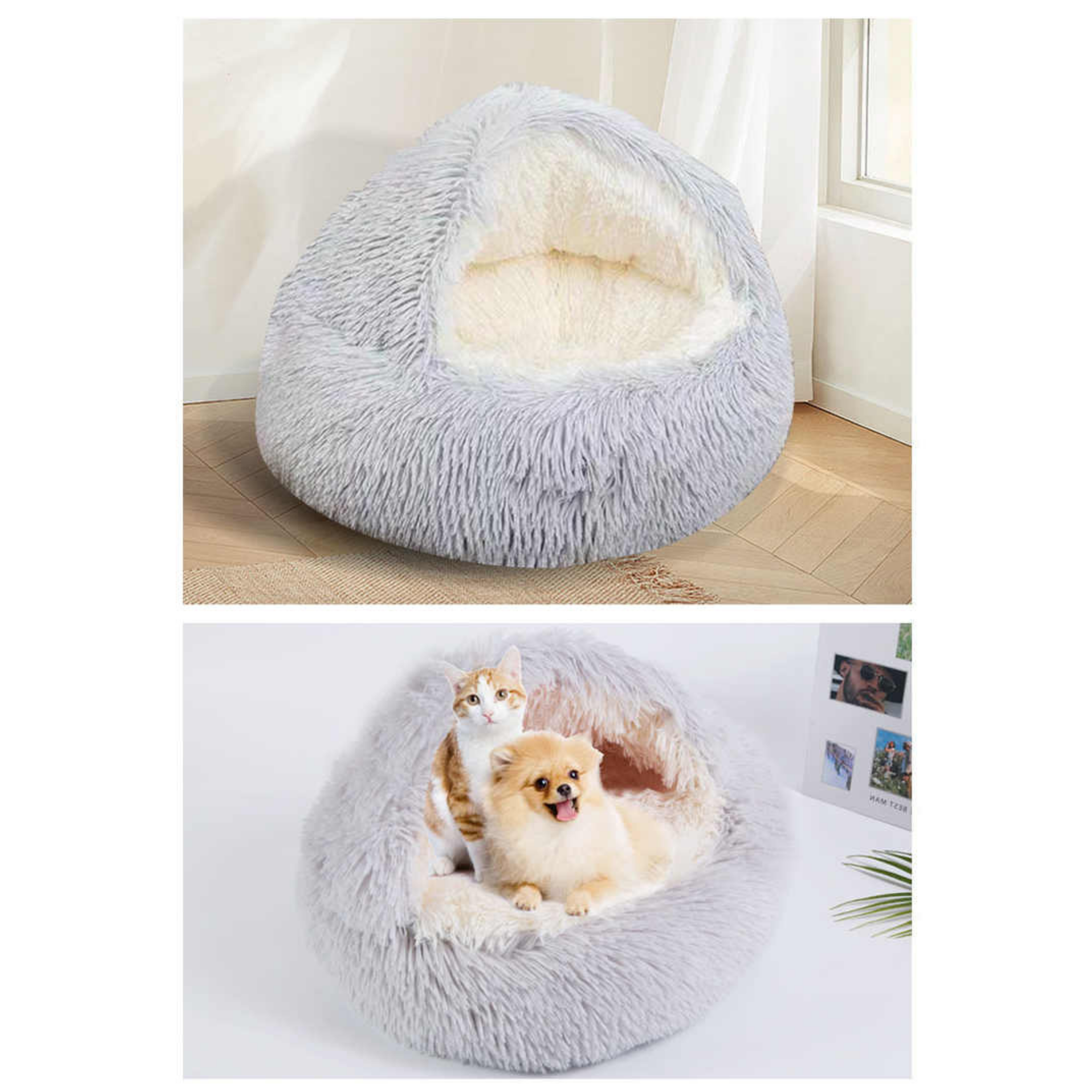 Peluş Evcil Hayvan Yatağı