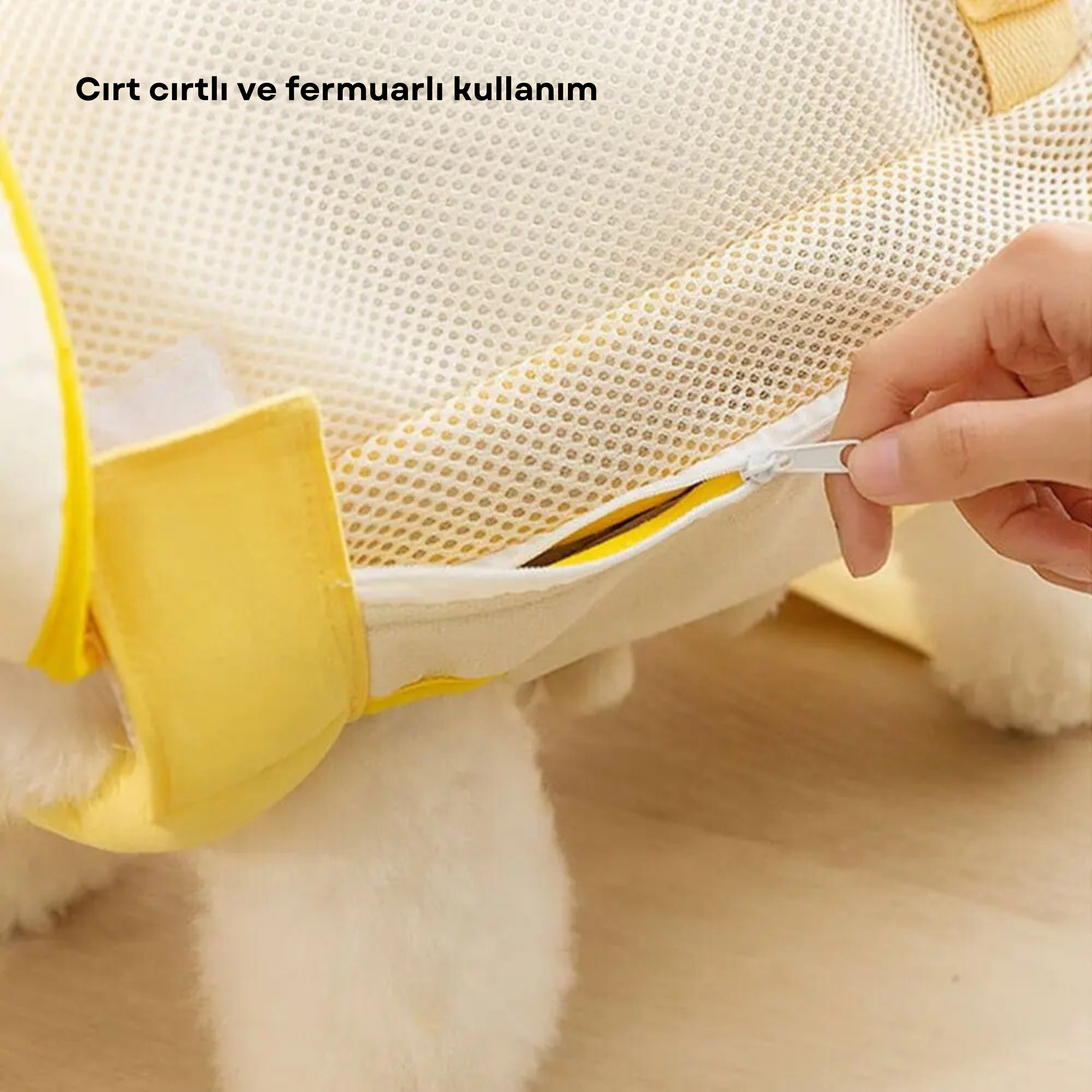 Ayıcıklı Evcil Hayvan Taşıma Çantası