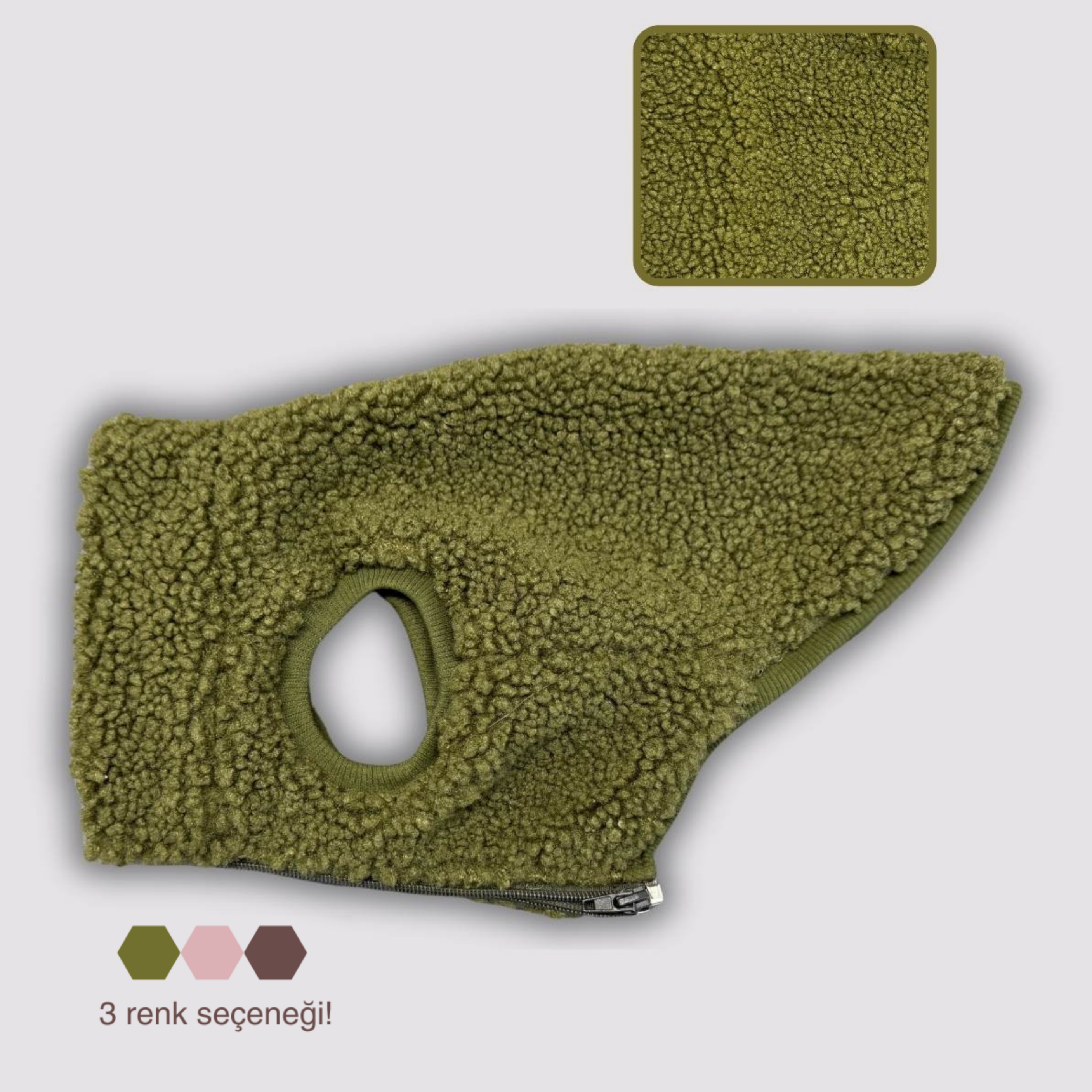 TeddyFit Fermuarlı Köpek Ceketi