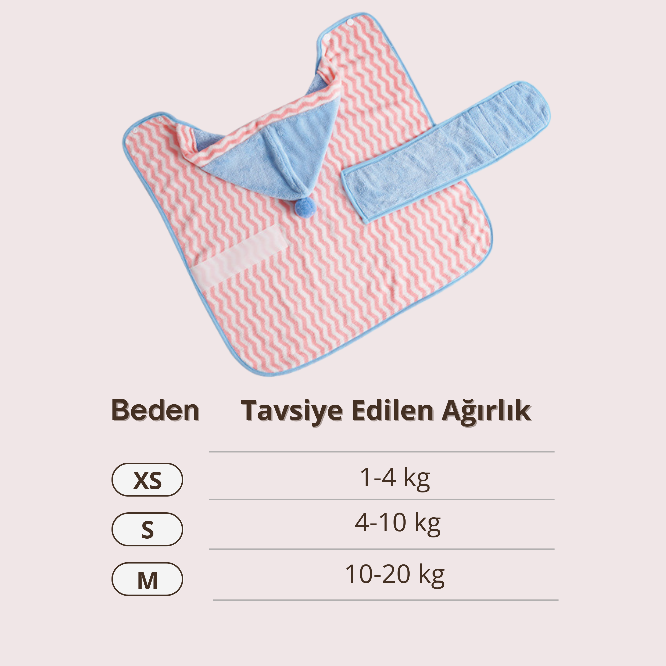 Kapüşonlu Mikrofiber Bornoz